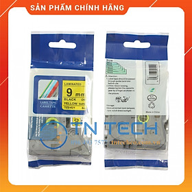 Nhãn In Tz2-621 - Đen nền vàng 9mm x 8m - Dùng cho máy in BROTHER - AIMO - PUTY [Hàng Nhập Khẩu]
