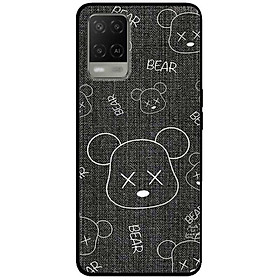 Ốp lưng cho Oppo A54 - A55 - A56 5G - A55s - A18 - A38 - A58 - Họa Tiết Gấu Xám - Hàng Chính Hãng