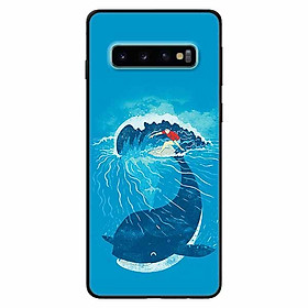 Ốp lưng dành cho Samsung S10 mẫu Ván Cá Voi