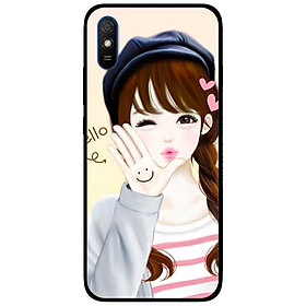 Ốp lưng dành cho Xiaomi Redmi 9A mẫu Hello Em Gái