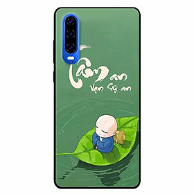 Ốp lưng dành cho Huawei P30 mẫu Tâm Chiếc Lá