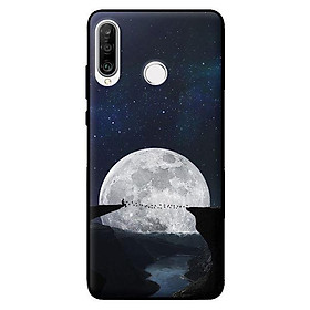 Ốp lưng in cho Huawei P30 Lite Moon - Hàng chính hãng