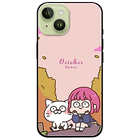 Ốp lưng cho iPhone 14 - iPhone 14 Plus - iPhone 14 Pro - iPhone 14 Pro Max - Cô Gái Mèo Trắng OCT - Hàng Chính Hãng
