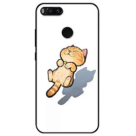 Ốp lưng in cho Xiaomi Mi A1 Mẫu Mèo Vàng