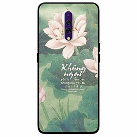 Ốp lưng in cho Realme X Mẫu Không Ngại Yêu