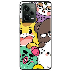 Ốp lưng cho Redmi Note 11 4G - Redmi Note 12 - Redmi Note 12 Pro - Redmi Note 12 Pro 5G - Các Chú Gấu Tập Hợp - Hàng Chính Hãng