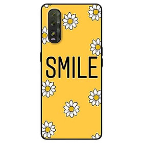 Ốp lưng dành cho Oppo Find X2 mẫu Smile Hoa