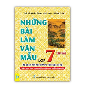 Sách - Những bài làm văn mẫu lớp 7 tập 2 - (kết nối tri thức)