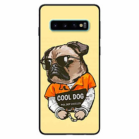 Ốp lưng dành cho Samsung S10 mẫu Cún Lạnh Lùng