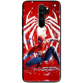 Ốp lưng dành cho Xiaomi Redmi Note 8 Pro mẫu Người Nhện Trắng