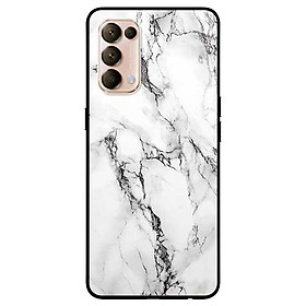 Ốp lưng dành cho Oppo Reno 5 mẫu NỀN ĐÁ HOA 1