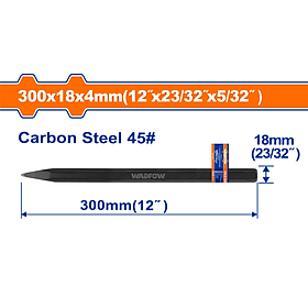 MŨI ĐỤC NHỌN NGUỘI 4X18X300MM WCC0302 WADFOW - HÀNG CHÍNH HÃNG