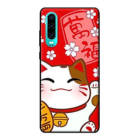 Ốp in cho Huawei P30 Mèo Cười - Hàng chính hãng
