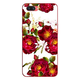 Ốp lưng in cho OPPO A5 mẫu Hoa Hồng Nhị Vàng Nền Trắng - Hàng chính hãng