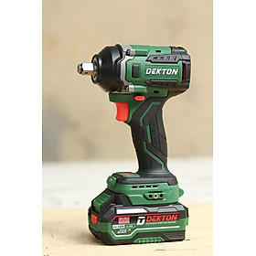 COMBO Máy siết bu lông dùng pin 21V Dekton M21-IW550PRO KÈM 1 PIN M21-B4000M + 1 SẠC M21-S20 DEKTON KÈM HỘP DK-IJC01 - KM_T8 -HÀNG CHÍNH HÃNG