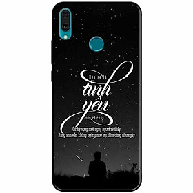 Ốp lưng in cho Huawei Y9 2019 Mẫu Hoá Tình Yêu