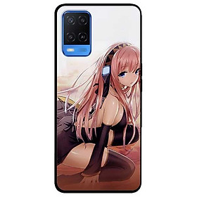 Ốp lưng dành cho Oppo A54 - A74 - A94 mẫu Anime Cô Gái Tất Đen
