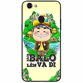 Ốp lưng in cho Oppo F5 Mẫu Xách Balo Lên Nam