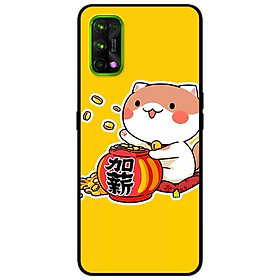 Ốp lưng dành cho Realme 7 Pro mẫu Mèo vung Tiền