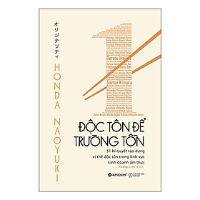 Độc Tôn Để Trường Tồn - Tặng Kèm Sổ Tay