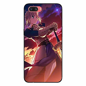 Ốp lưng in cho Realme C1 Cô Gái và Kiếm