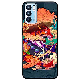 Ốp lưng dành cho Oppo Reno 6 - Reno 6 Z mẫu 12 Con Giáp 2020 Dần