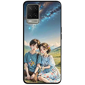 Ốp lưng cho Oppo A54 - A55 - A56 5G - A55s - A18 - A38 - A58 - Cặp Đôi Ngồi Đồi - Hàng Chính Hãng