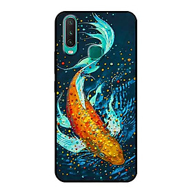 Ốp Lưng in cho Vivo Y12 Mẫu Cá Koi Vàng̣ - Hàng Chính Hãng