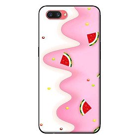 Ốp in cho Oppo A3s Họa Tiết Dưa Hấu Hồng - Hàng chính hãng