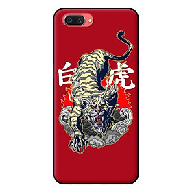 Ốp in cho OPPO A5 Hổ Nền Đỏ - Hàng chính hãng