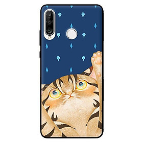 Ốp in cho Huawei P30 Lite Mèo Xanh - Hàng chính hãng