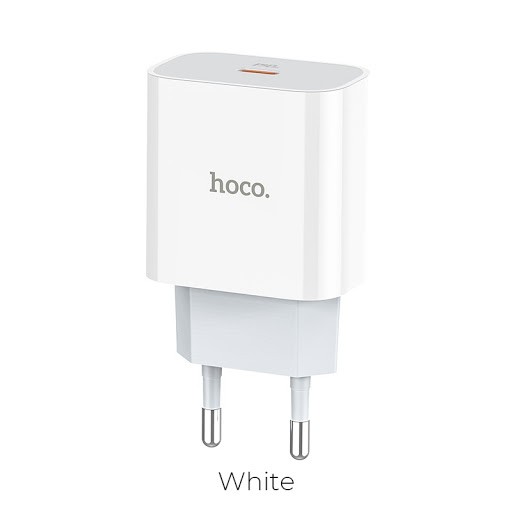 Củ sạc PD20W Hoco C76A PLus chuôi tròn 1 cổng Type-C dành cho mọi thiết bị - Hàng chính hãng