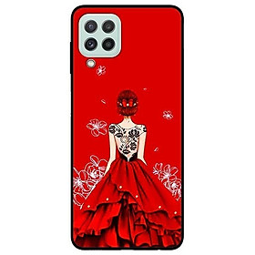 Ốp lưng dành cho Samsung A22 - Samsung S21 FE mẫu Cô gái đầm đỏ