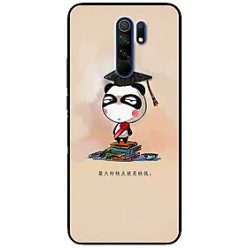 Ốp lưng dành cho Xiaomi Redmi 9 mẫu Gấu Trúc Tốt Nghiệp