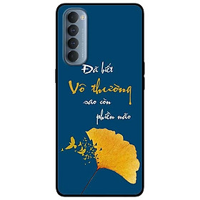 Ốp lưng dành cho Reno 4 Pro mẫu Chiếc Lá Vô Thường