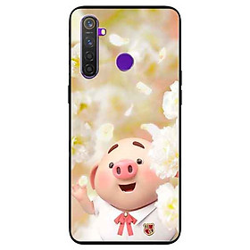 Ốp lưng in cho Realme 5 Pro/ Realme Q Mẫu Heo Ăn