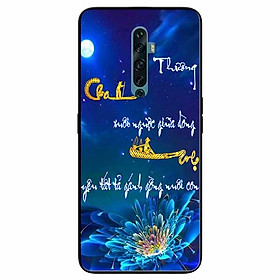 Ốp lưng in cho Oppo Reno 2F Mẫu Thư Pháp Cha Mẹ