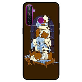 Ốp lưng dành cho Realme 6i mẫu Gấu Xếp Chồng