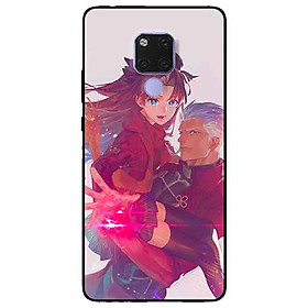 Ốp lưng in cho Huawei Mate 20 Mẫu Cặp Đôi Hạnh Phúc