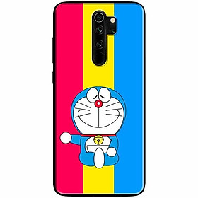 Ốp lưng dành cho Xiaomi Redmi Note 8 Pro mẫu Doremon Nền 3 Màu