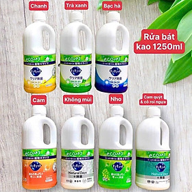Nước rửa bát Kao 1380ml hương cam nội địa Nhật Bản
