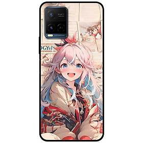 Ốp lưng cho Vivo Y12s - Y20 - Y20s - Y21 - Y21s - Y33 - Y33T - Anime Cô Gái Tóc Hai Màu - Hàng Chính Hãng