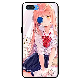 Ốp lưng in cho Realme 2 Mẫu Cúc Tím