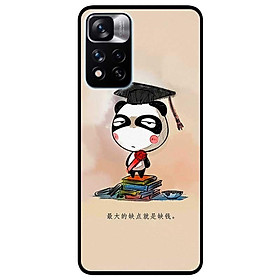 Ốp lưng dành cho Xiaomi Redmi Note 11 Pro 5G ( Bản Nội Địa ) - Gấu Trúc Tốt Nghiệp