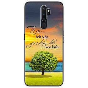Ốp lưng in cho Oppo A9 2020 Mẫu Tâm Bất Biến