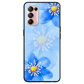 Ốp lưng dành cho Oppo Reno 5 mẫu Hoa Lan Xanh