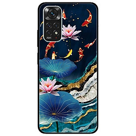 Ốp lưng dành cho Xiaomi Redmi Note 11 4G - Sen Hồng Và Koi
