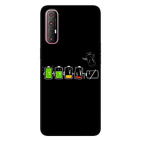 Ốp lưng dành cho Oppo Reno 3 Pro mẫu Cạn Pin