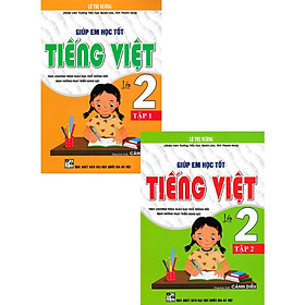 Sách - Giúp Em Học Tốt Tiếng Việt Lớp 2 - Combo 2 Tập - Dùng Kèm SGK Cánh Diều - Hồng Ân