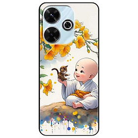 Ốp lưng Redmi 9T - 13C - 13 4G - Redmi Note 13 4G - Note 13 Pro 4G - Note 13 Pro 5G - Chú Tiểu Và Mèo - Hàng Chính Hãng